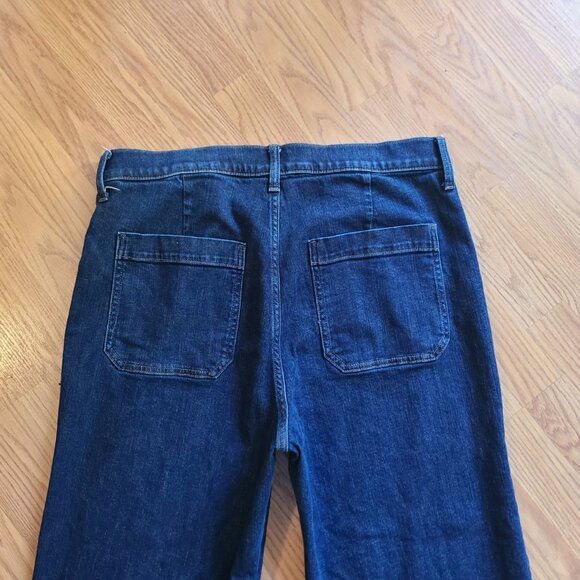 NEW NWOT! J. CREW SLIM HIGH-RISE WIDE LEG SAILOR JEANS PREMIUM EDITION sz 32 - Picture 6 of 6